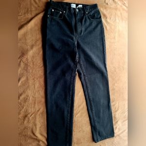 Calvin Klein woman petite black jeans, size 4
